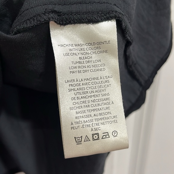 Black Silk-like Slip - Picture 3 of 5